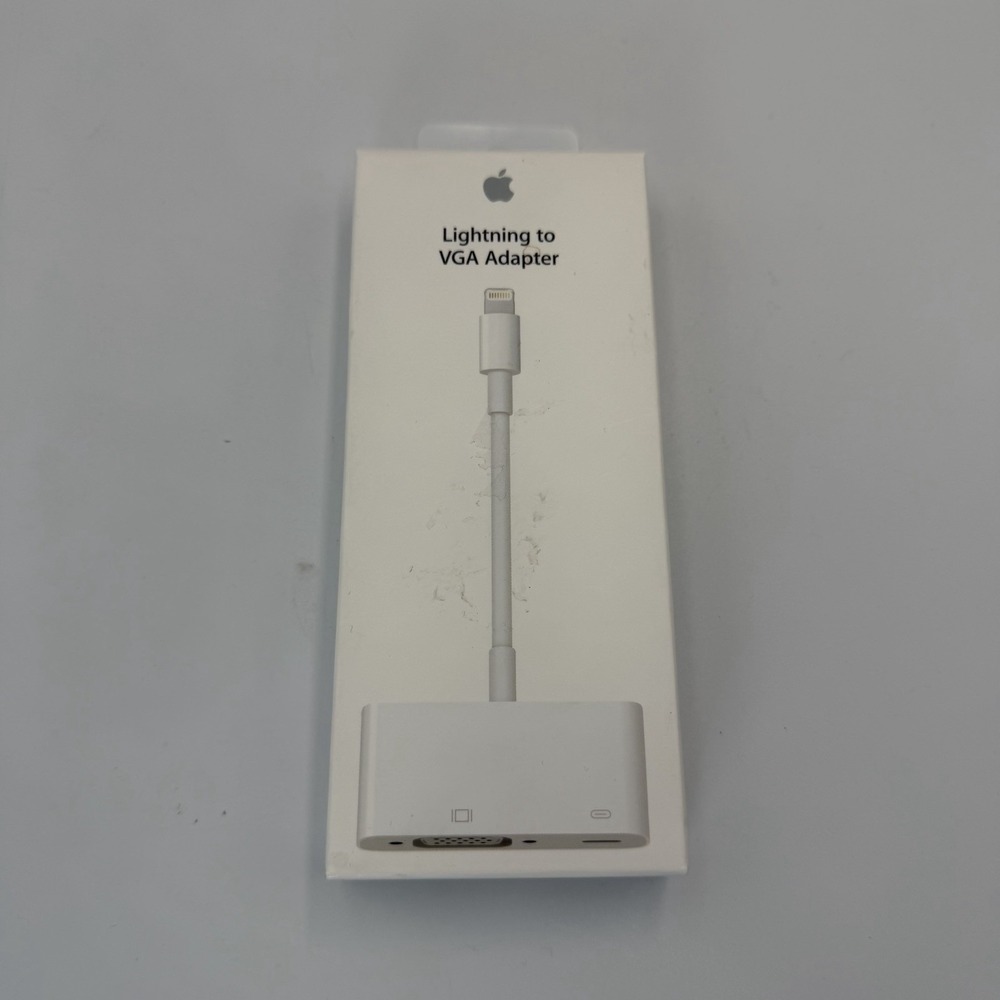 Apple Lightning To VGA Adapter MD825AM/A A1439 White IPhone IPad Projector